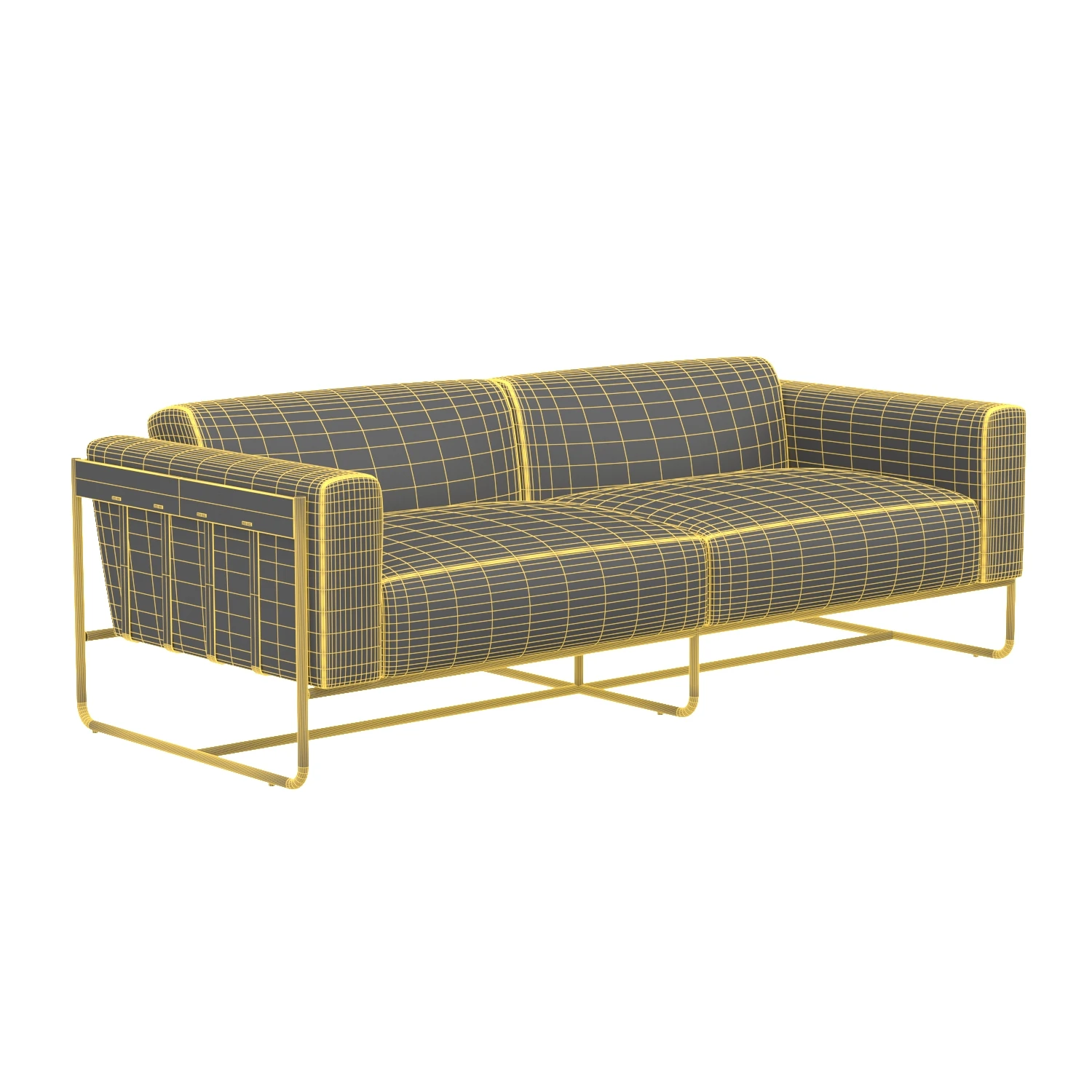 Four Hands Sofa Collection 03 3D Model_04